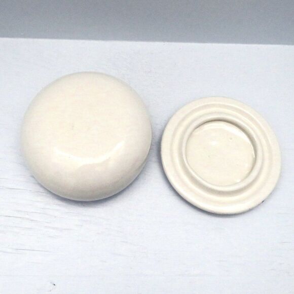 Handmade Ceramic Rooster Lidded Trinket Dish For Jewelry, Candy, Kitchen - Picture 4 of 7